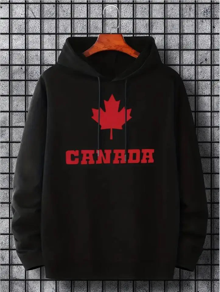Men’s hoodies with Canada logo design