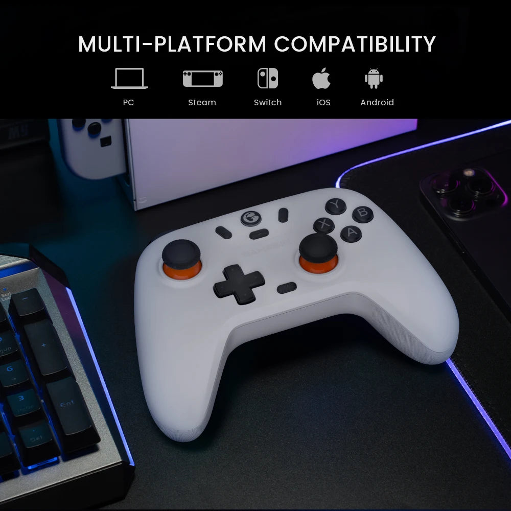 Bluetooth Gaming Controller, built-in 600mAh lithium battery