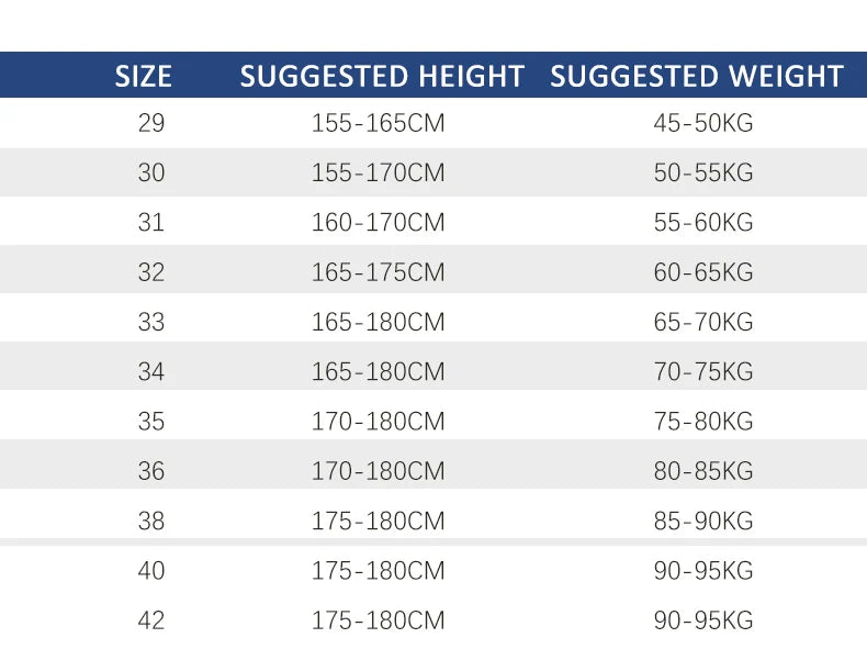 29-42Y Men's Thin Fashion Long Pants