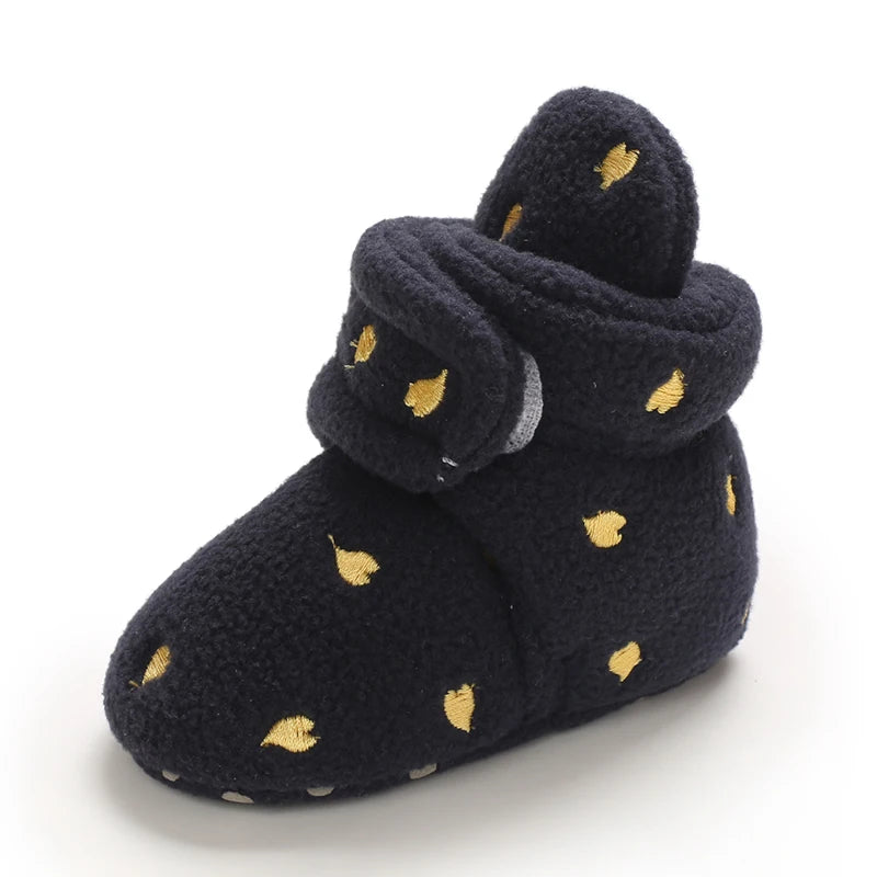 Newborn Baby Girls Boys Soft Booties Solid and comfortable