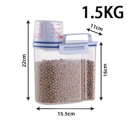 1.5kg/2kg Cup Food Store for pets
