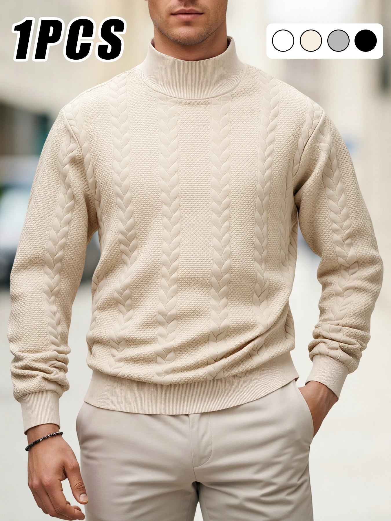 Autumn Winter Thick Knitted Sweater