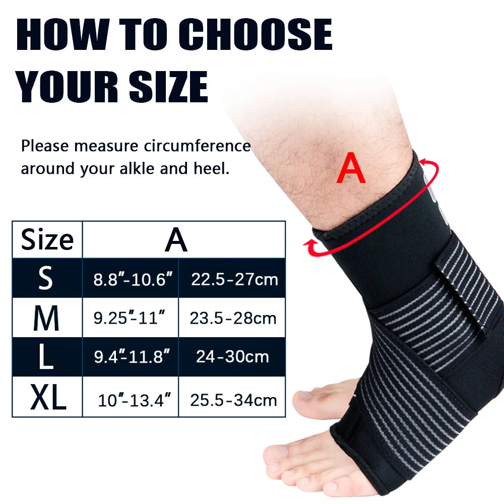 1Pcs Sport Ankle Brace Arch Support Plantar