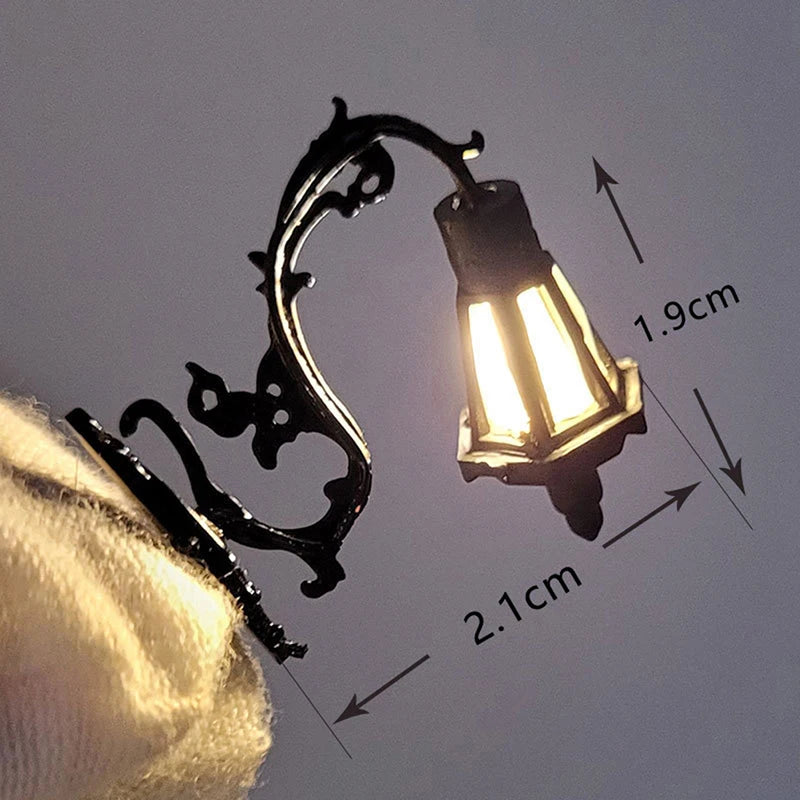 2pcs Dollhouse Wall Lamp