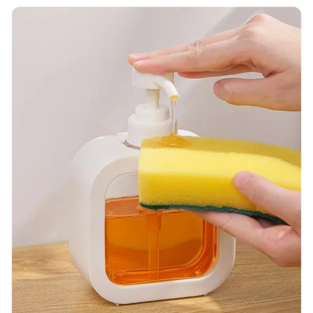 300/500ML 1PCS Large Capacity Transparent Soap Dispenser Bottle