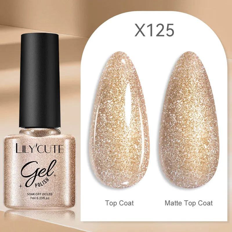 Brown Red Purple Nail Gel Polish Coffee Color Series
