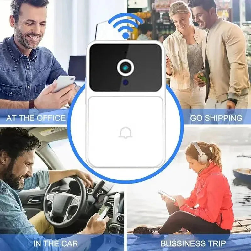 Wireless WiFi Video Doorbell for Home Security