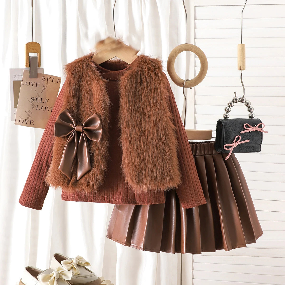 Fashion Children Winter Outfits For Girls Clothing