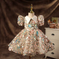 Princess Dress Tutu Children Sequins Catwalk