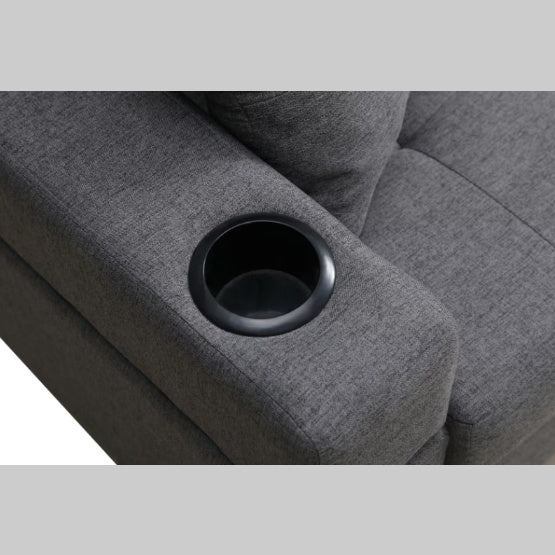 Stoff-Ecksofa