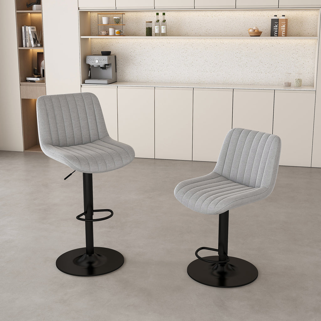 Swivel Bar Stools For Kitchen Island, Bar Counter, Dining Room
