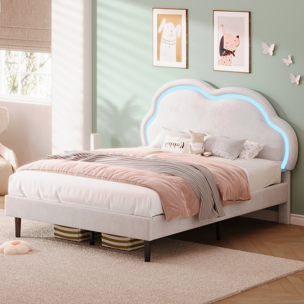 4ft6 Double Upholstered Bed