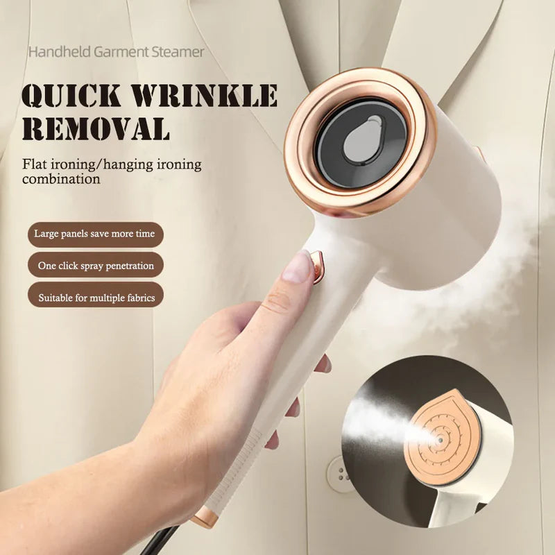 Mini Portable Handheld Garment Steamer Fabric Steam Iron For Clothes , Travel