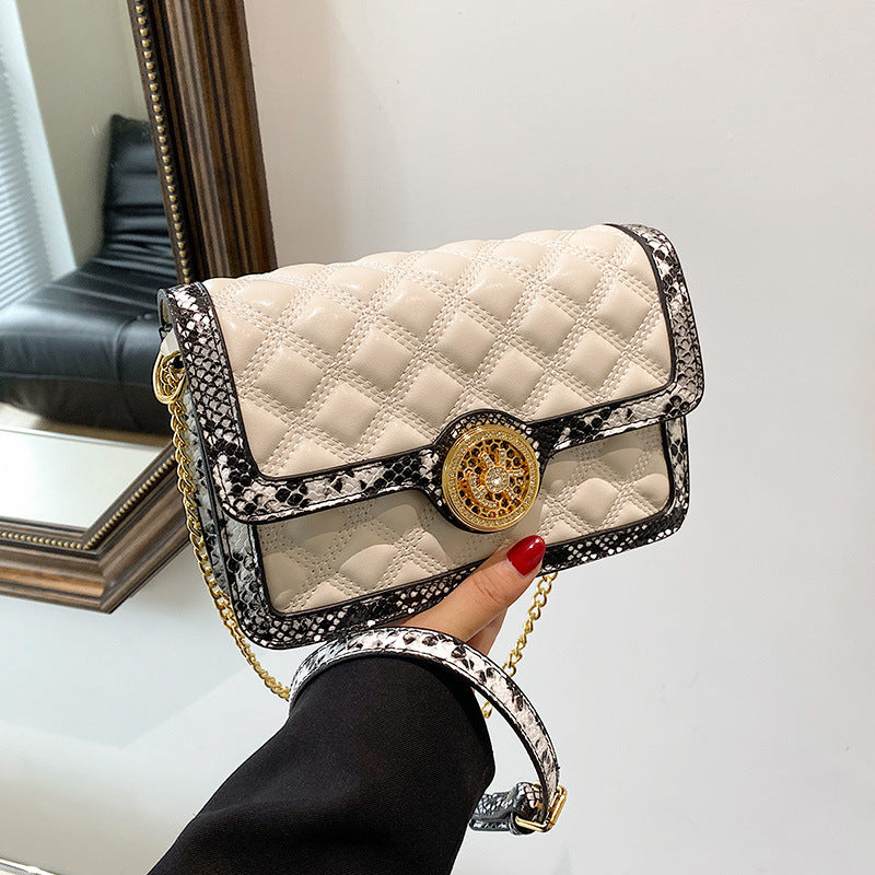 Süße und elegante Diamantketten-Umhängetasche für Damen